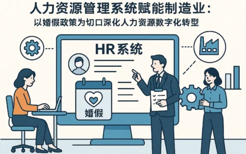 人力资源管理系统赋能制造业：以婚假政策为切口深化人力资源数字化转型