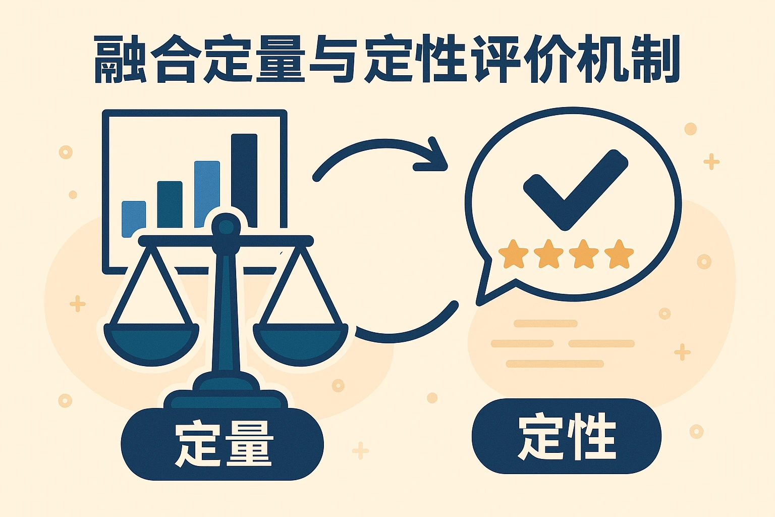 融合定量与定性评价机制
