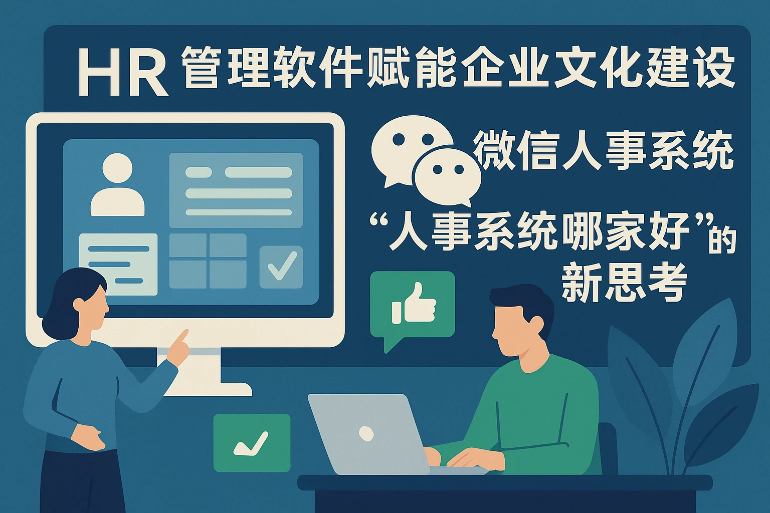 HR管理软件赋能企业文化建设：微信人事系统与“人事系统哪家好”的新思考
