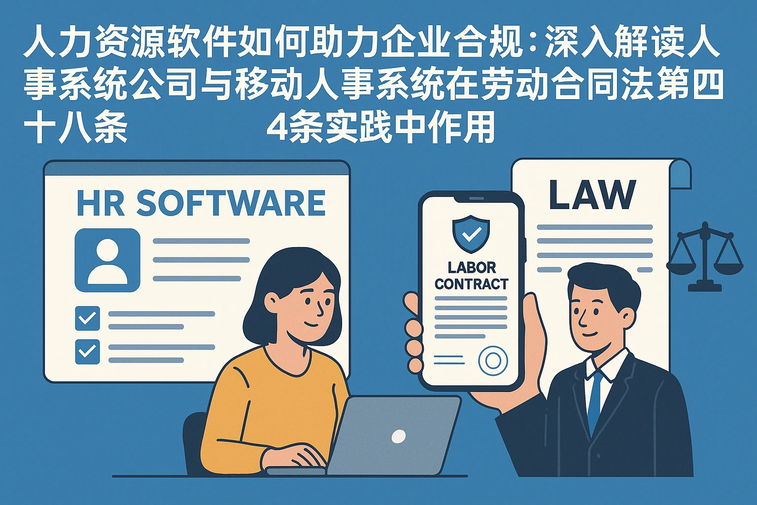 人力资源软件如何助力企业合规：深入解读人事系统公司与移动人事系统在劳动合同法第四十八条实践中的作用