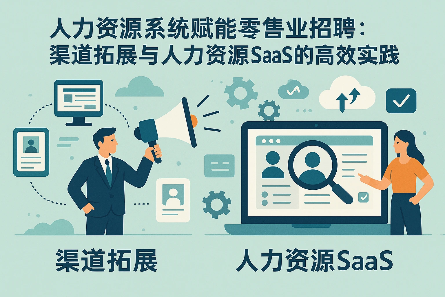 人力资源系统赋能零售业招聘：渠道拓展与人力资源SaaS的高效实践