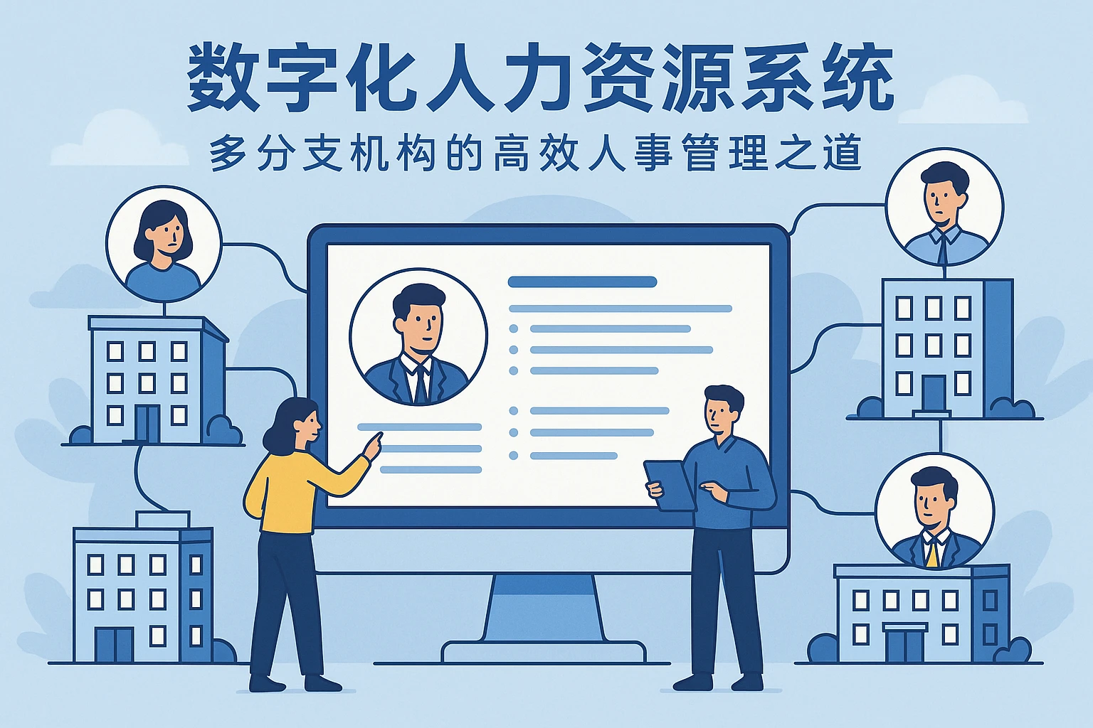 数字化人力资源系统——多分支机构的高效人事管理之道