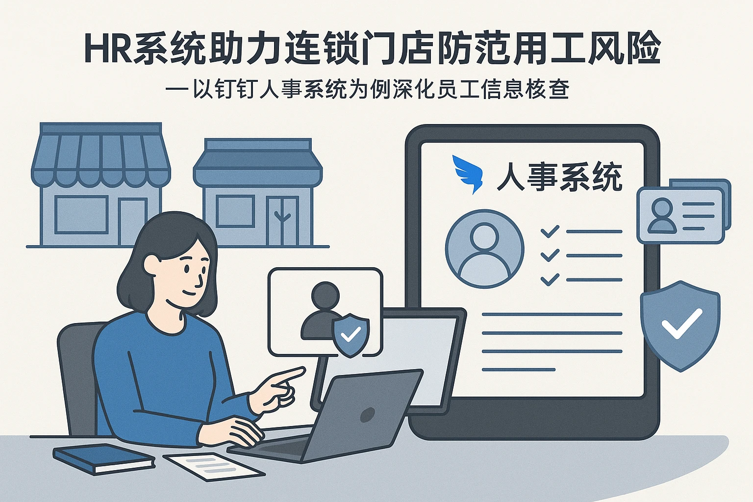 HR系统助力连锁门店防范用工风险——以钉钉人事系统为例深化员工信息核查