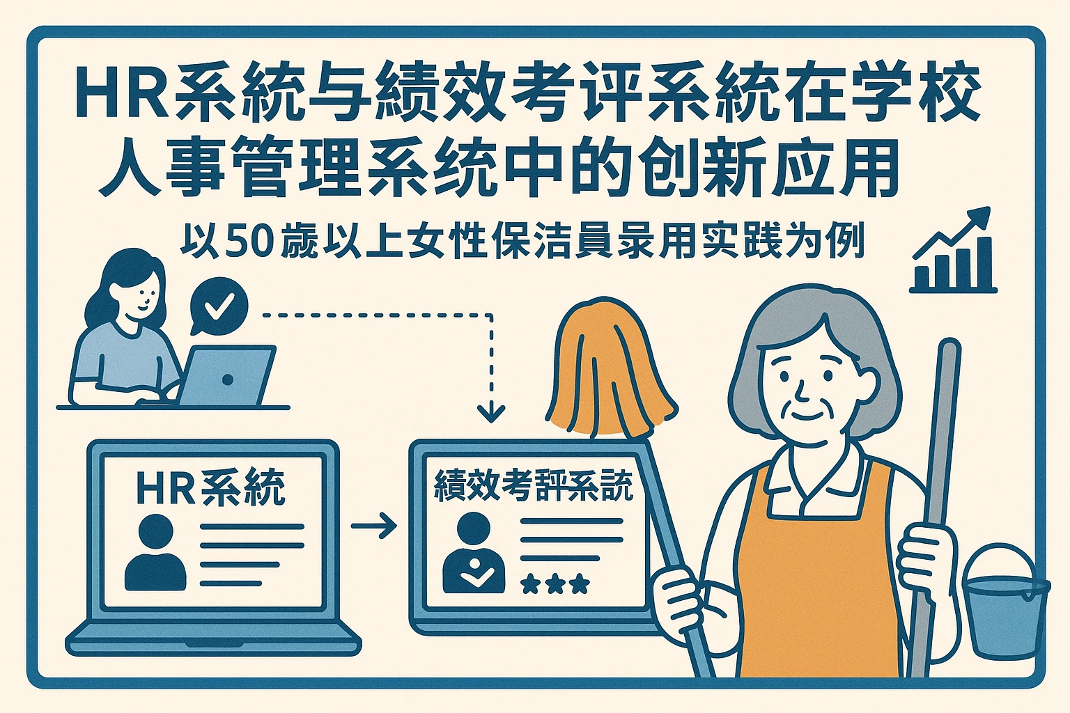 HR系统与绩效考评系统在学校人事管理系统中的创新应用——以50岁以上女性保洁员录用实践为例