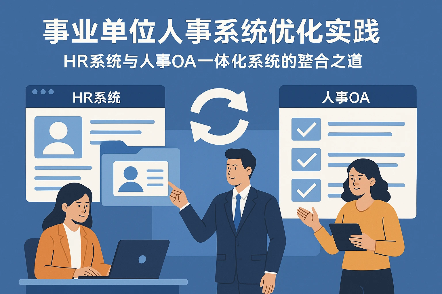 事业单位人事系统优化实践：HR系统与人事OA一体化系统的整合之道