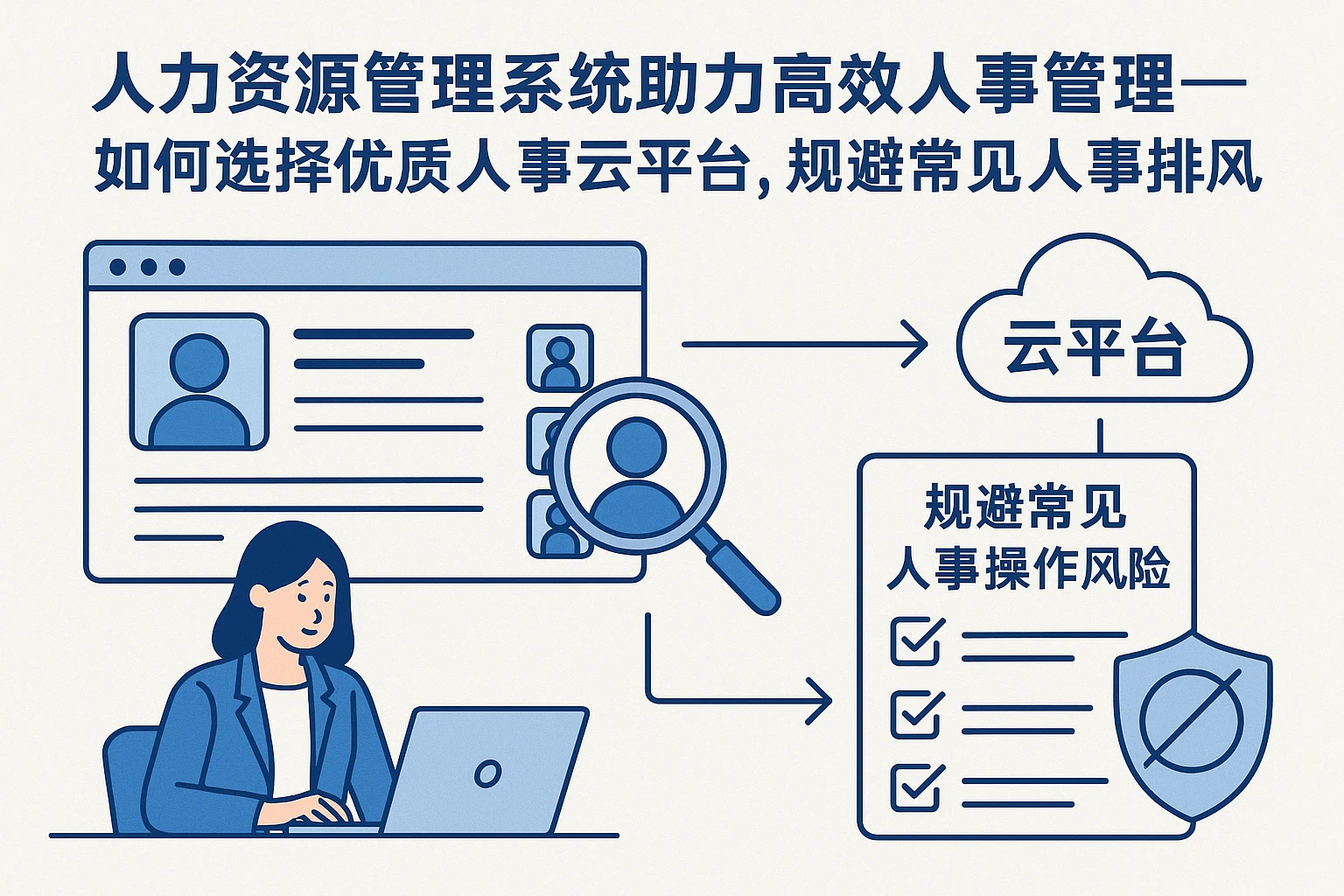 人力资源管理系统助力高效人事管理——如何选择优质人事云平台，规避常见人事操作风险