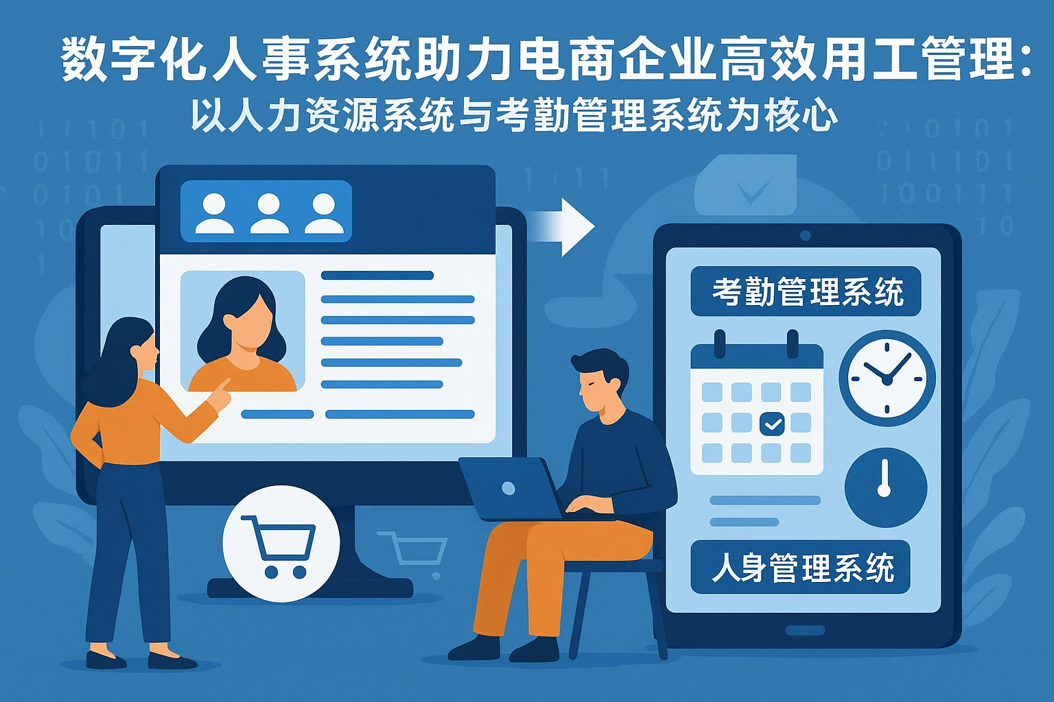 数字化人事系统助力电商企业高效用工管理：以人力资源系统与考勤管理系统为核心