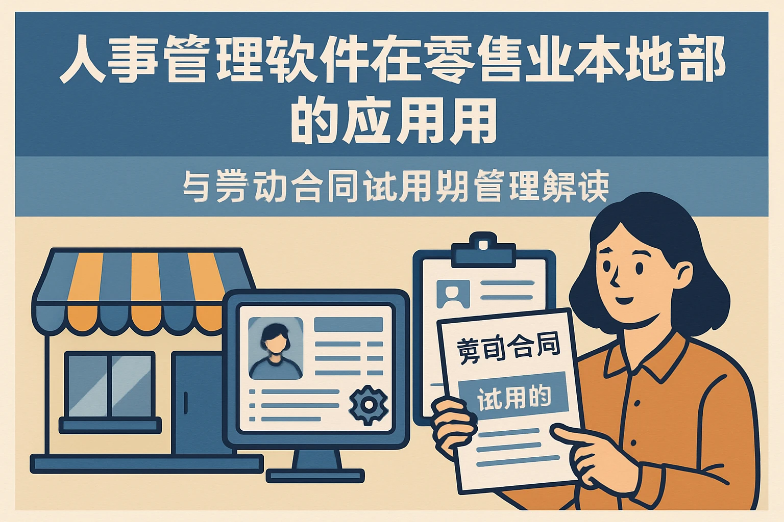人事管理软件在零售业本地部署的应用与劳动合同试用期管理解读