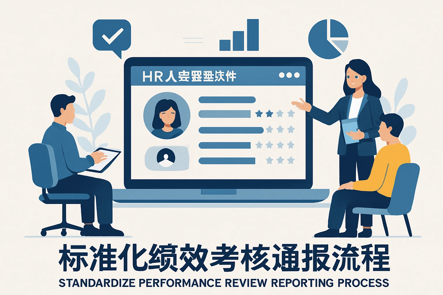 使用人事管理软件标准化绩效考核通报流程