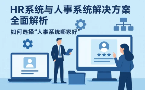 HR系统与人事系统解决方案全面解析——如何选择“人事系统哪家好”