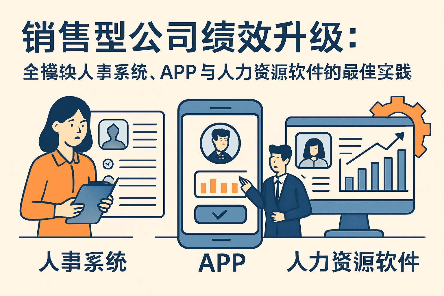 销售型公司绩效升级：全模块人事系统、APP与人力资源软件的最佳实践