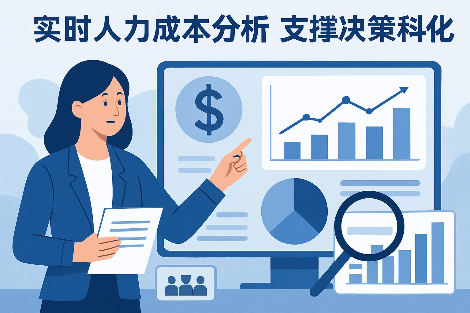 实时人力成本分析，支撑决策科学化