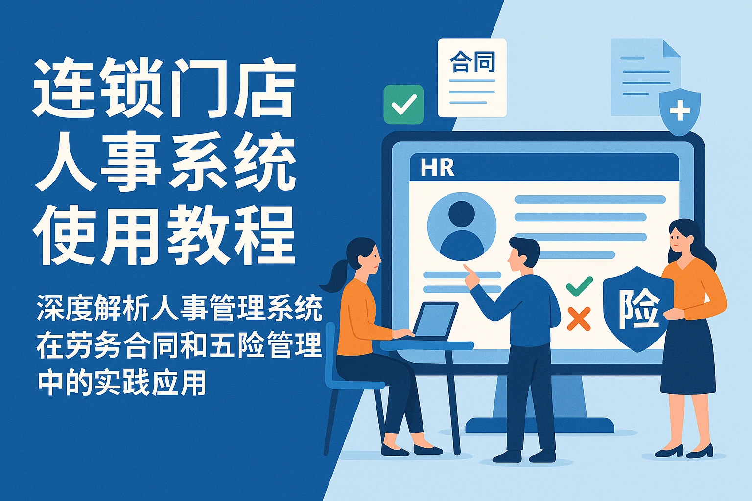 连锁门店人事系统使用教程：深度解析人事管理系统在劳务合同和五险管理中的实践应用