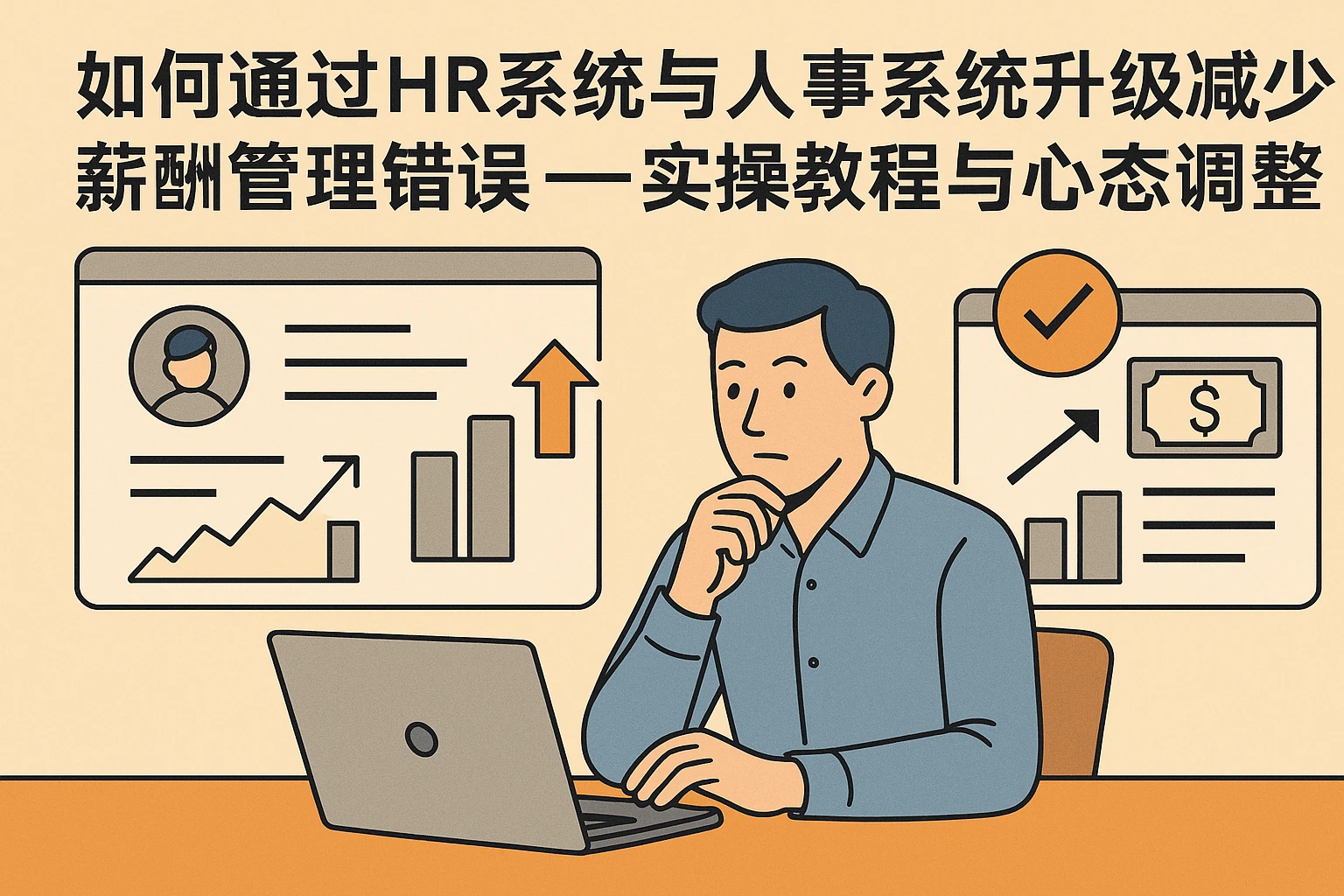 如何通过HR系统与人事系统升级减少薪酬管理错误——实操教程与心态调整指南