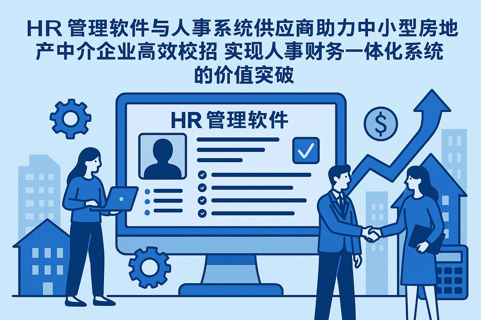 HR管理软件与人事系统供应商助力中小型房地产中介企业高效校招——实现人事财务一体化系统的价值突破