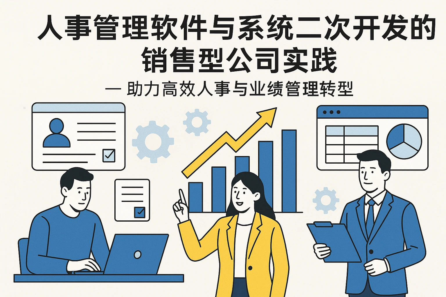 人事管理软件与系统二次开发的销售型公司实践——助力高效人事与业绩管理转型