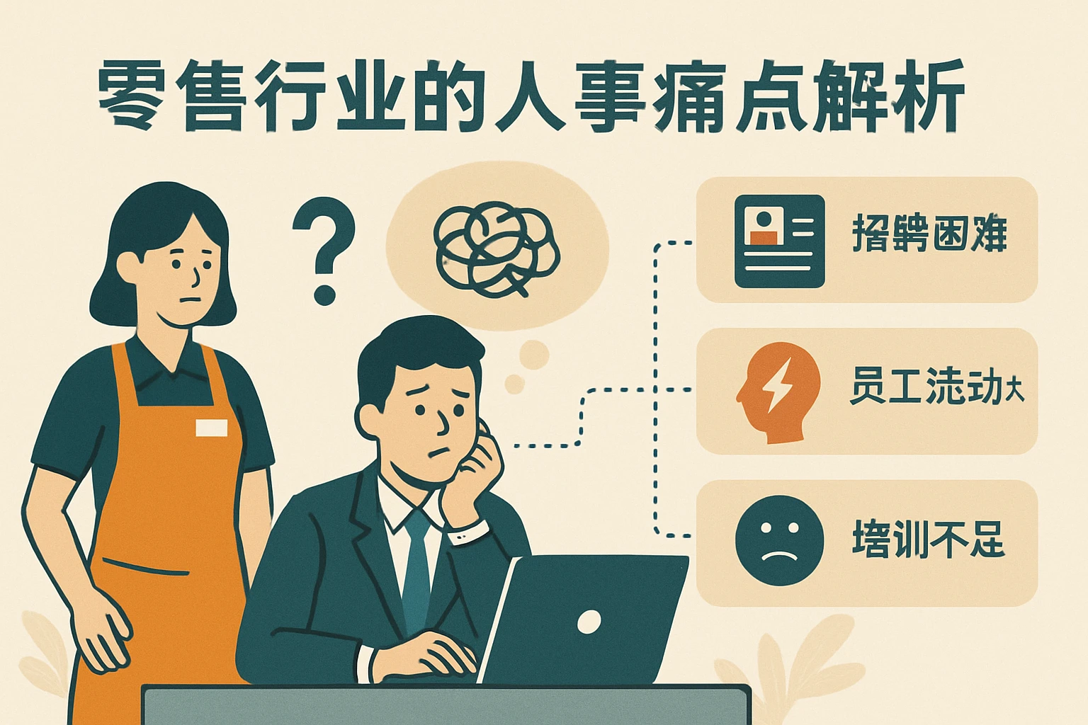 1. 零售行业的人事痛点解析