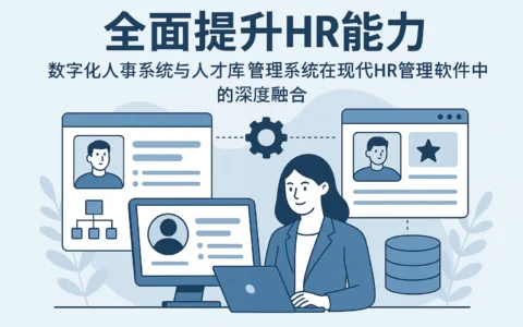 全面提升HR能力：数字化人事系统与人才库管理系统在现代HR管理软件中的深度融合