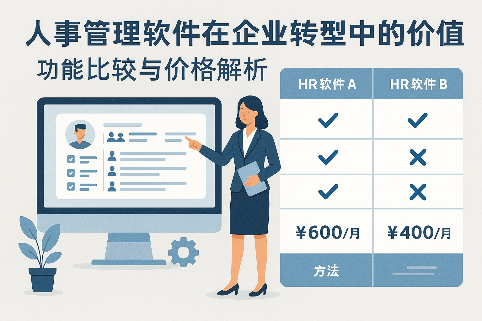 人事管理软件在企业转型中的价值——功能比较与价格解析