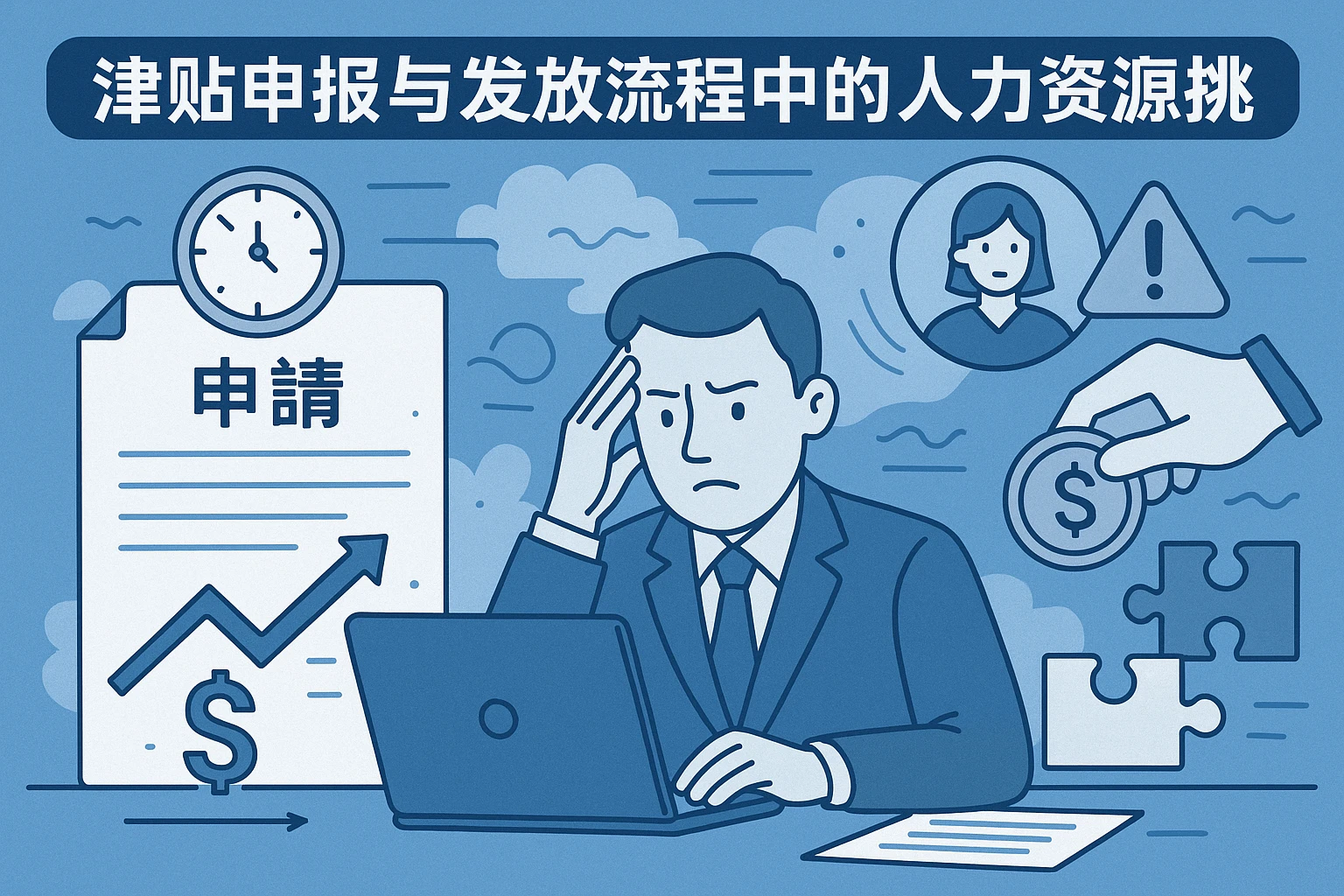 津贴申报与发放流程中的人力资源挑战