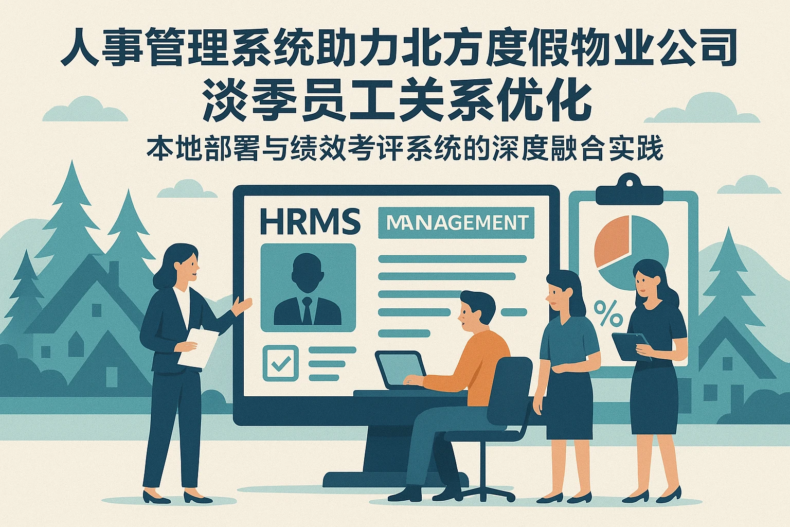 人事管理系统助力北方度假物业公司淡季员工关系优化——本地部署与绩效考评系统的深度融合实践