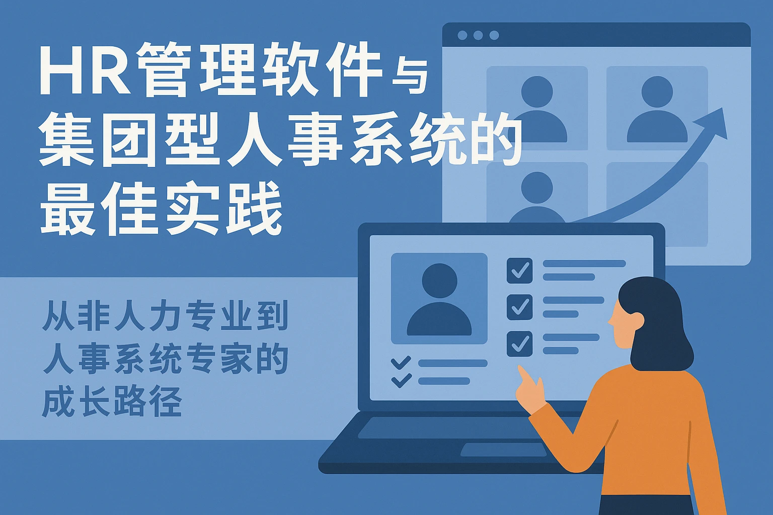 HR管理软件与集团型人事系统的最佳实践——从非人力专业到人事系统专家的成长路径