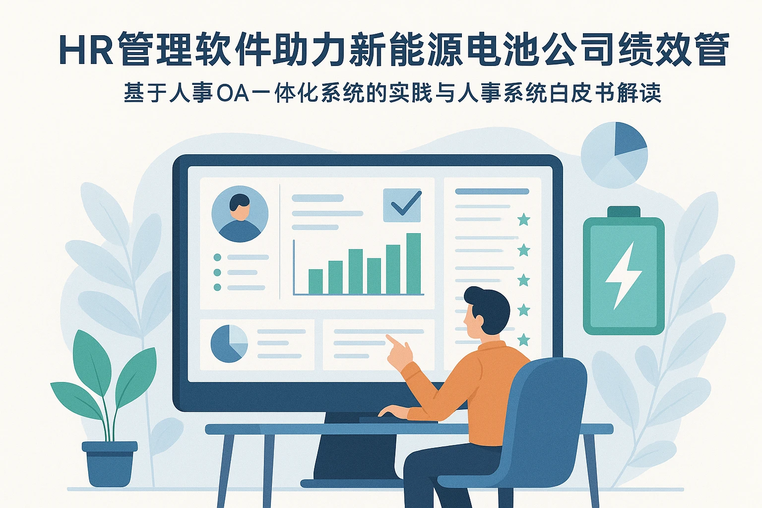 HR管理软件助力新能源电池公司绩效管理——基于人事OA一体化系统的实践与人事系统白皮书解读