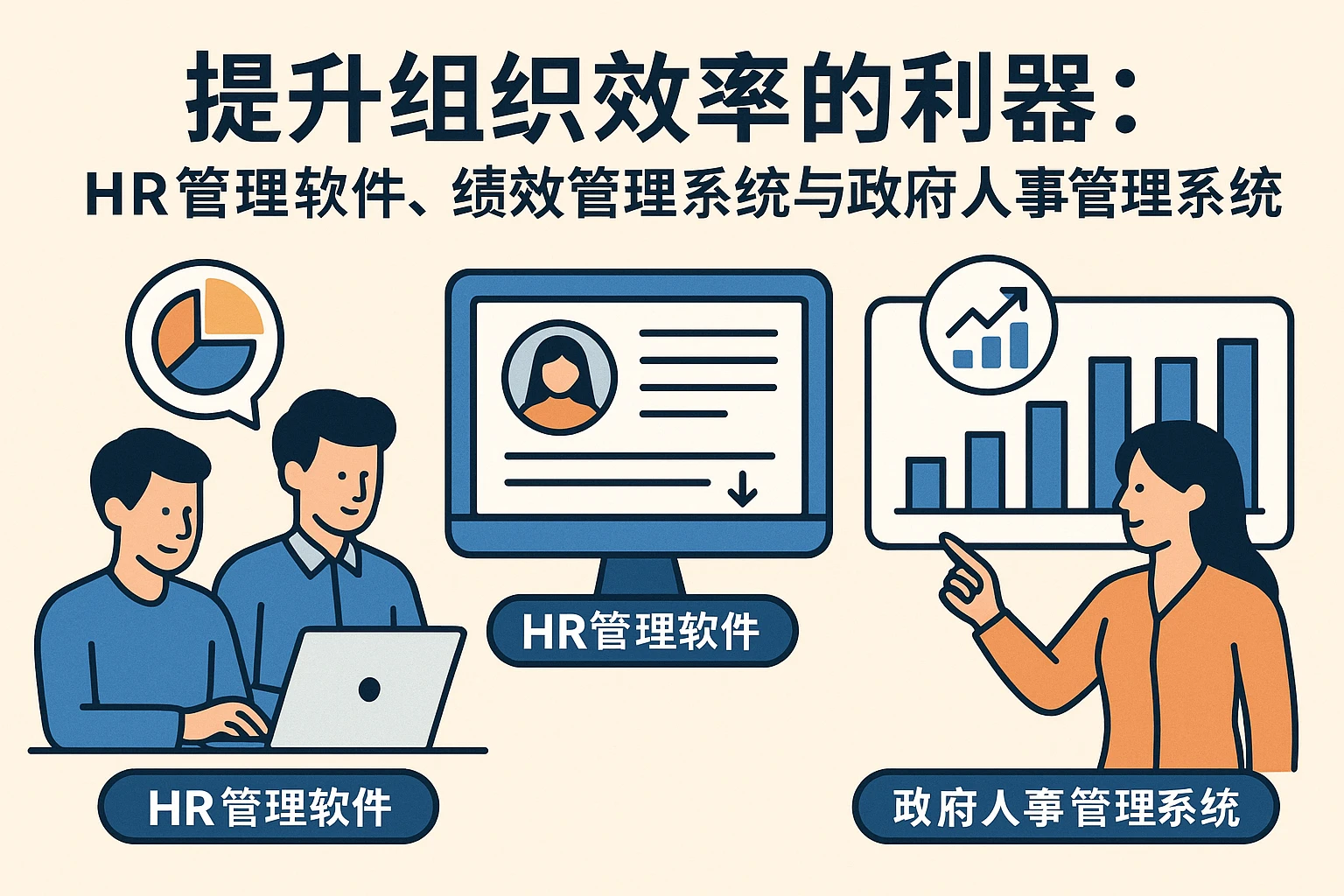 提升组织效率的利器：HR管理软件、绩效管理系统与政府人事管理系统详解