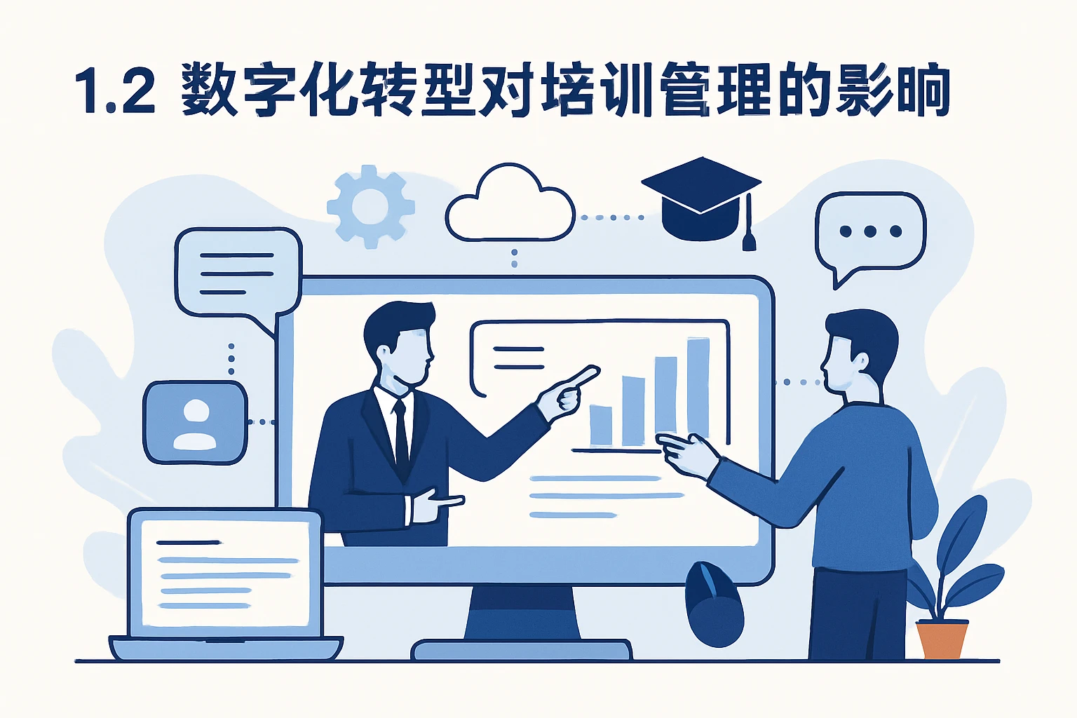 1.2 数字化转型对培训管理的影响