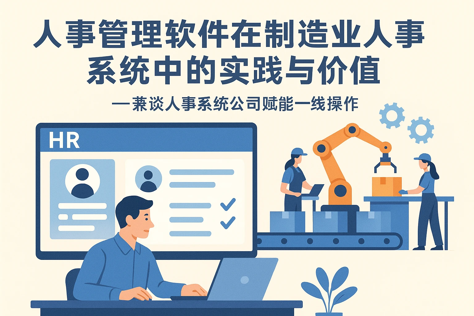 人事管理软件在制造业人事系统中的实践与价值——兼谈人事系统公司赋能一线操作