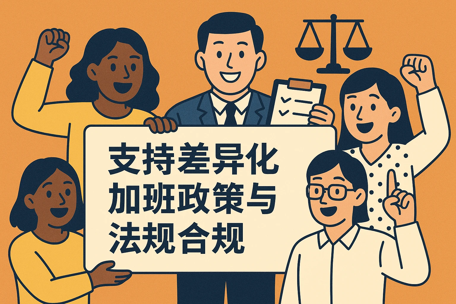 支持差异化加班政策与法规合规