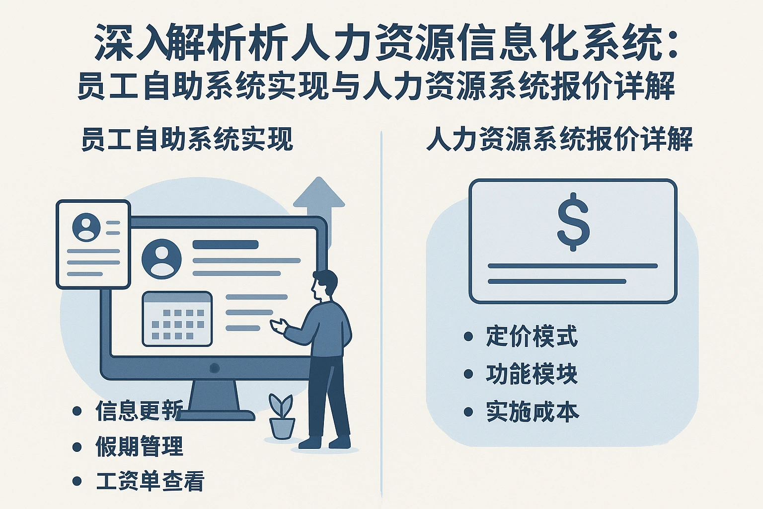 深入解析人力资源信息化系统：员工自助系统实现与人力资源系统报价详解