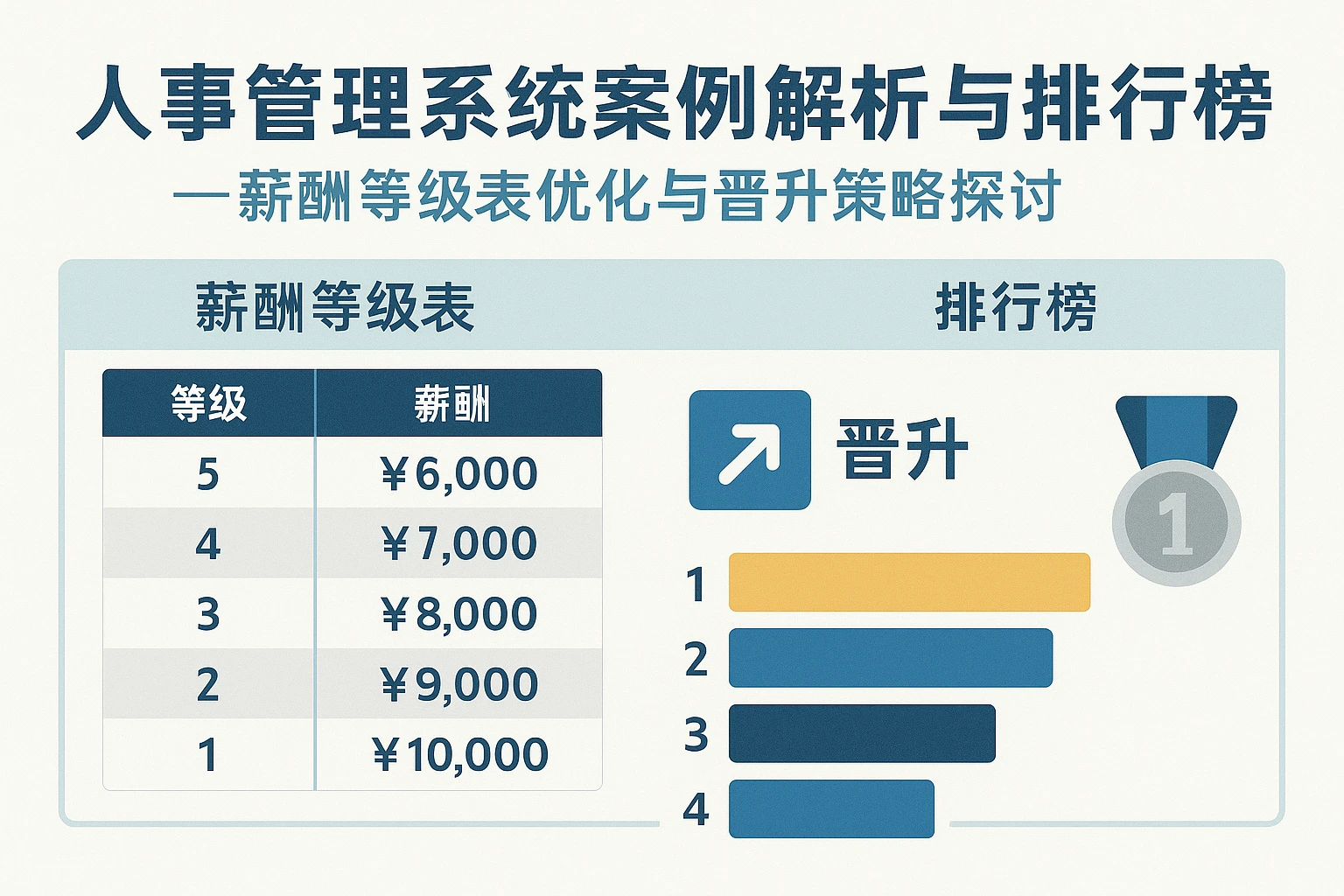 人事管理系统案例解析与排行榜——薪酬等级表优化与晋升策略探讨