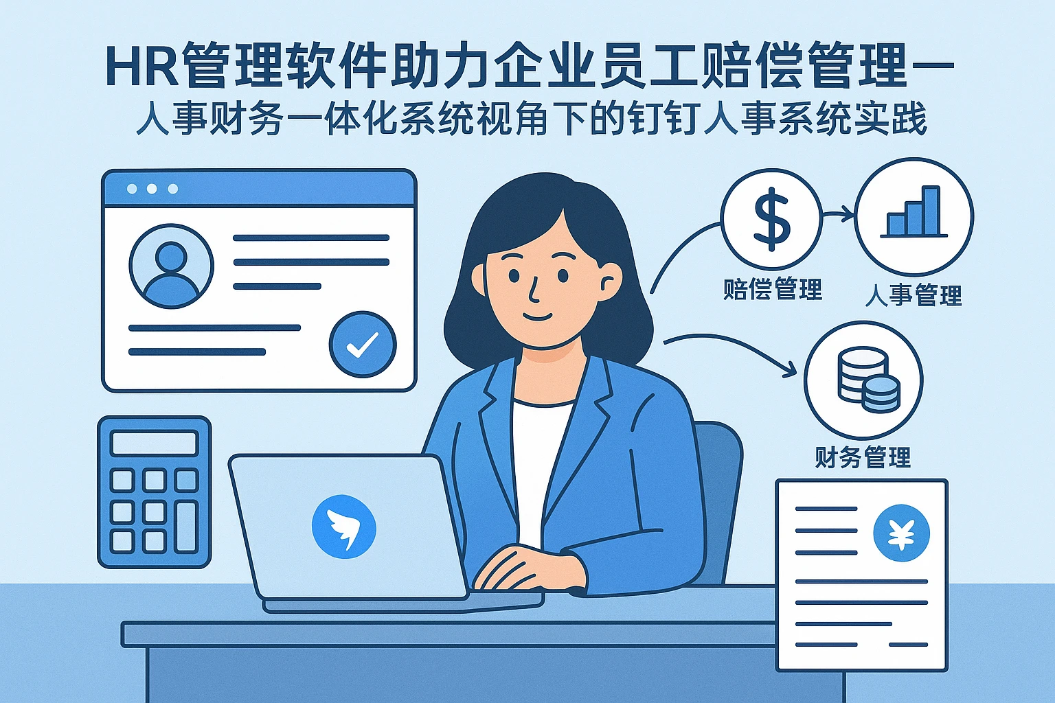HR管理软件助力企业员工赔偿管理—人事财务一体化系统视角下的钉钉人事系统实践