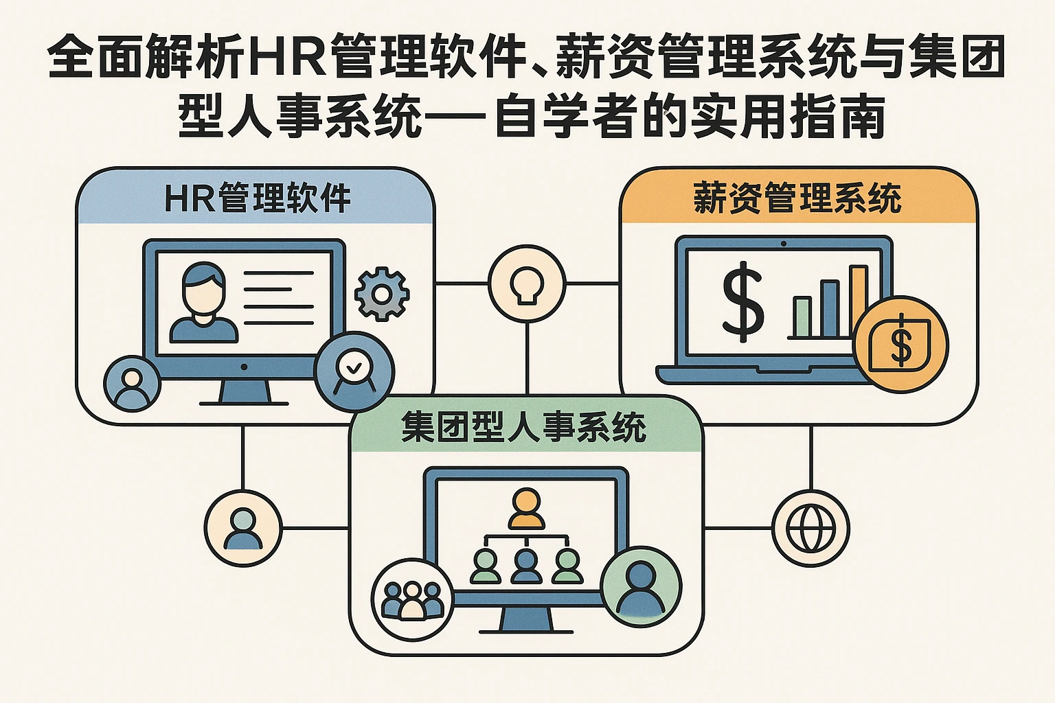 全面解析HR管理软件、薪资管理系统与集团型人事系统——自学者的实用指南