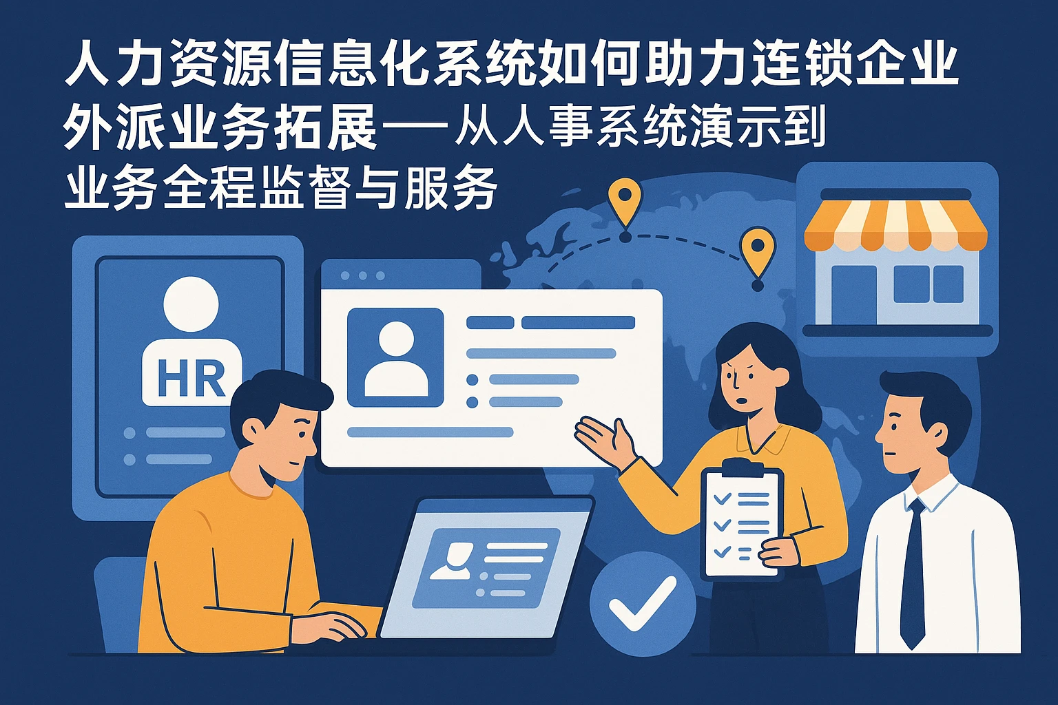 人力资源信息化系统如何助力连锁企业外派业务拓展——从人事系统演示到业务全程监督与服务