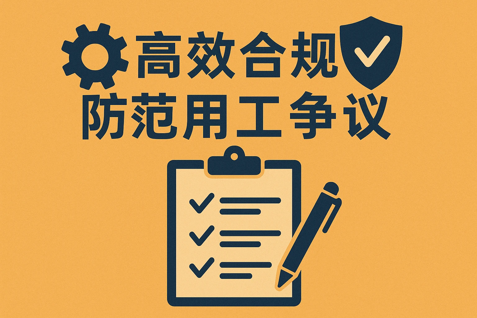 高效合规防范用工争议
