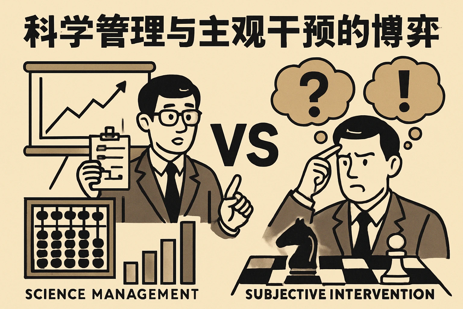 科学管理与主观干预的博弈