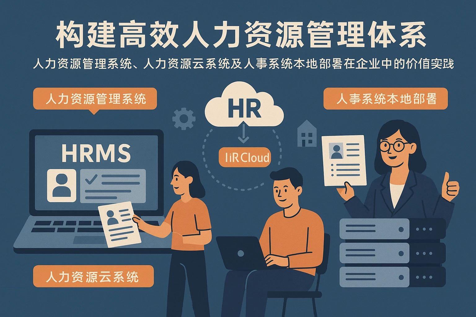 构建高效人力资源管理体系：人力资源管理系统、人力资源云系统及人事系统本地部署在企业中的价值与实践
