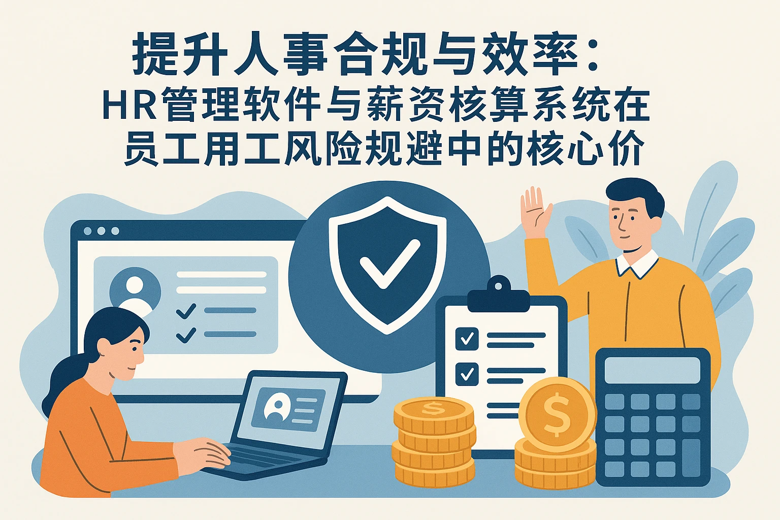 提升人事合规与效率：HR管理软件与薪资核算系统在员工用工风险规避中的核心价值
