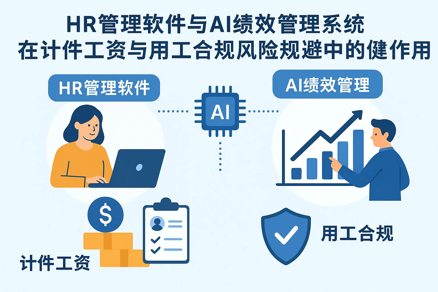 HR管理软件与AI绩效管理系统在计件工资与用工合规风险规避中的关键作用