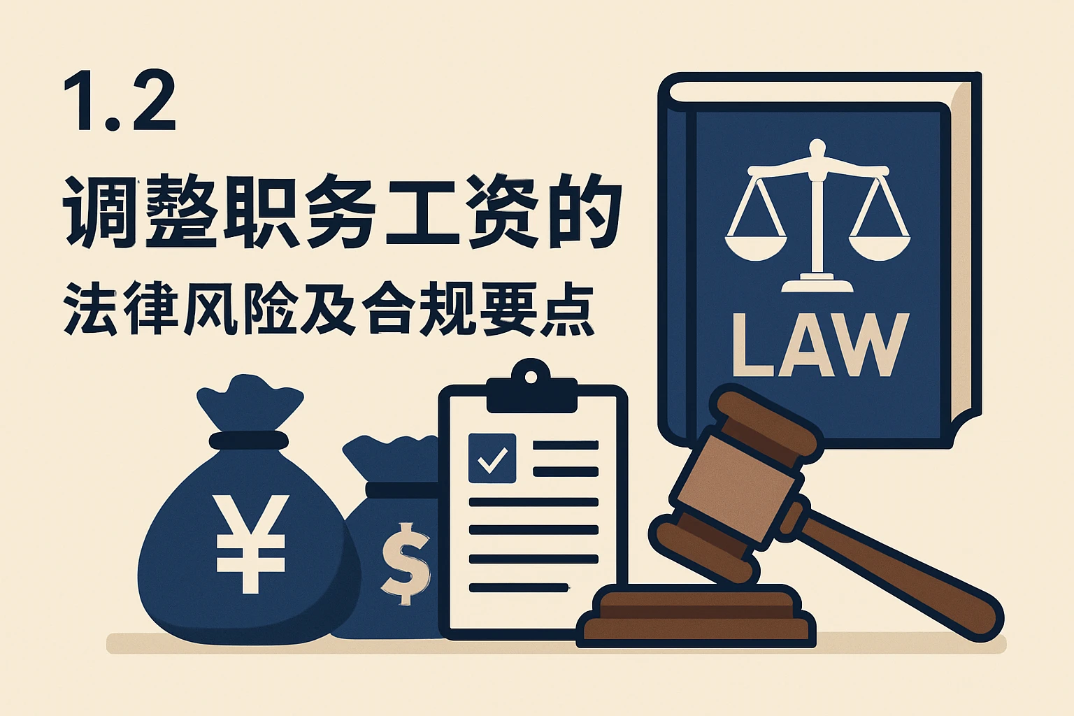 1.2 调整职务工资的法律风险及合规要点