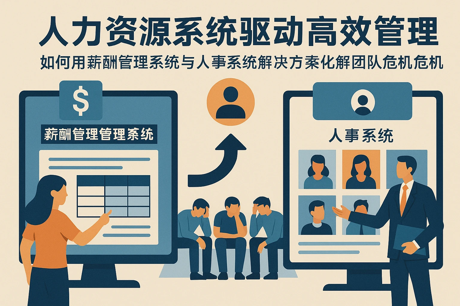 人力资源系统驱动高效管理——如何用薪酬管理系统与人事系统解决方案化解团队危机