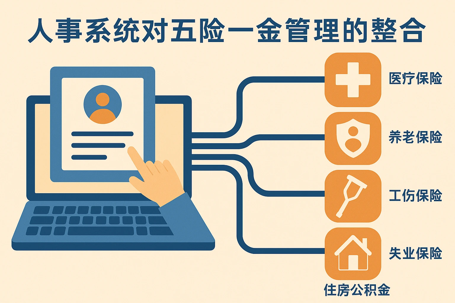 人事系统对五险一金管理的整合