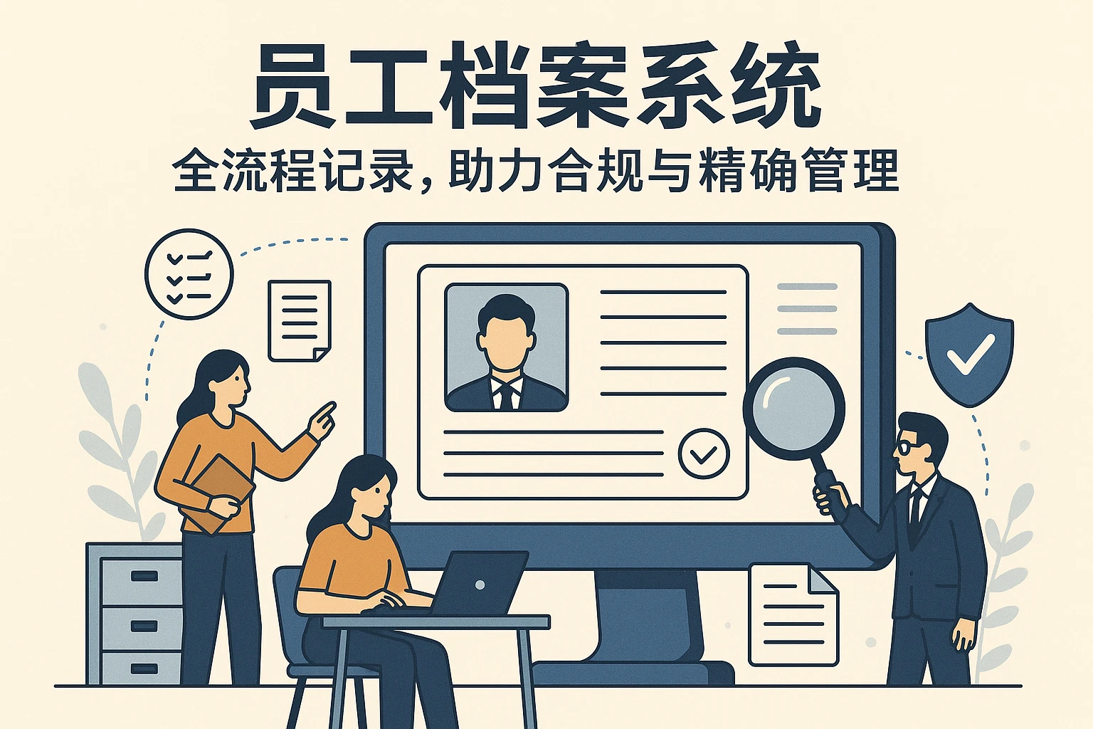 员工档案系统：全流程记录，助力合规与精确管理