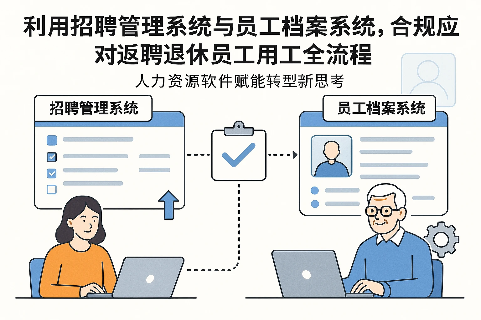 利用招聘管理系统与员工档案系统，合规应对返聘退休员工用工全流程——人力资源软件赋能转型新思考