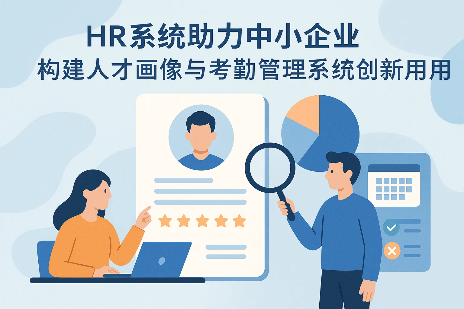 HR系统助力中小企业构建人才画像与考勤管理系统创新应用