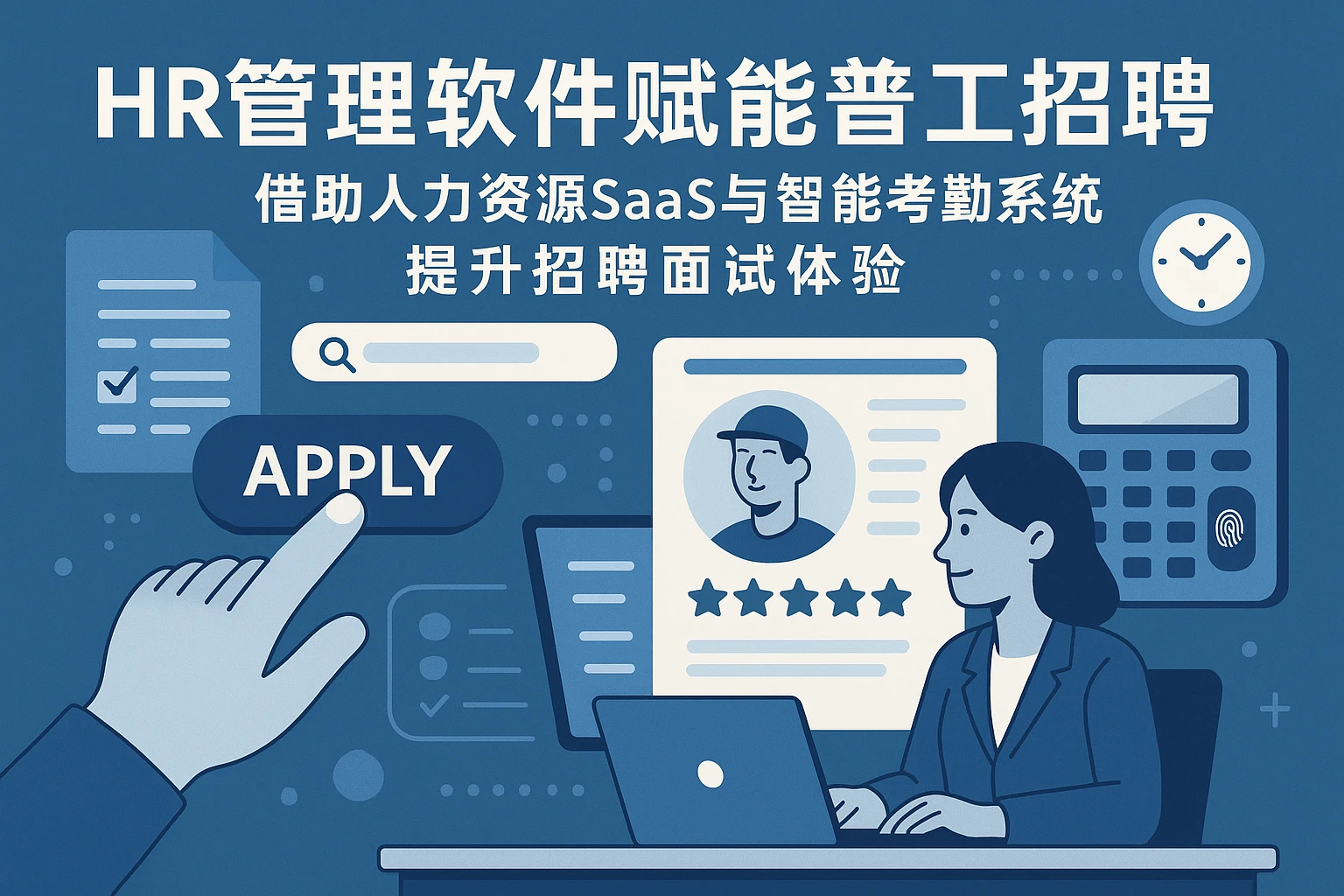HR管理软件赋能普工招聘——借助人力资源SaaS与智能考勤系统提升招聘面试体验