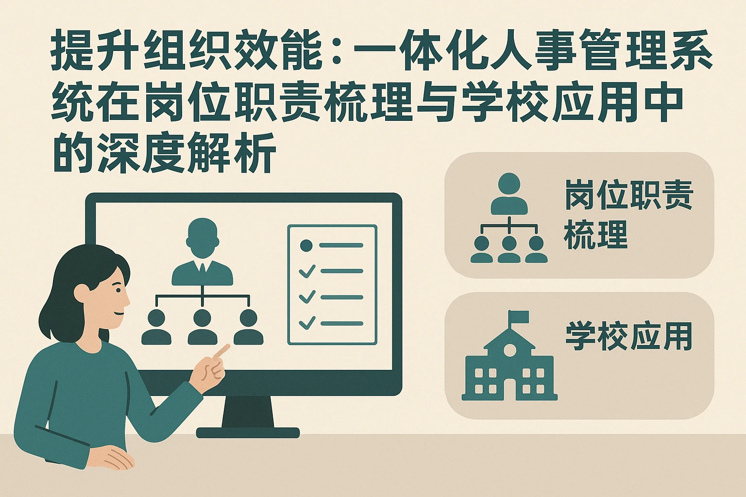 提升组织效能：一体化人事管理系统在岗位职责梳理与学校应用中的深度解析