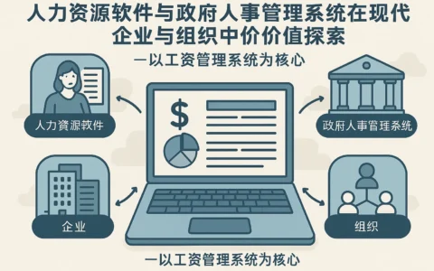 人力资源软件与政府人事管理系统在现代企业与组织中的价值探索——以工资管理系统为核心